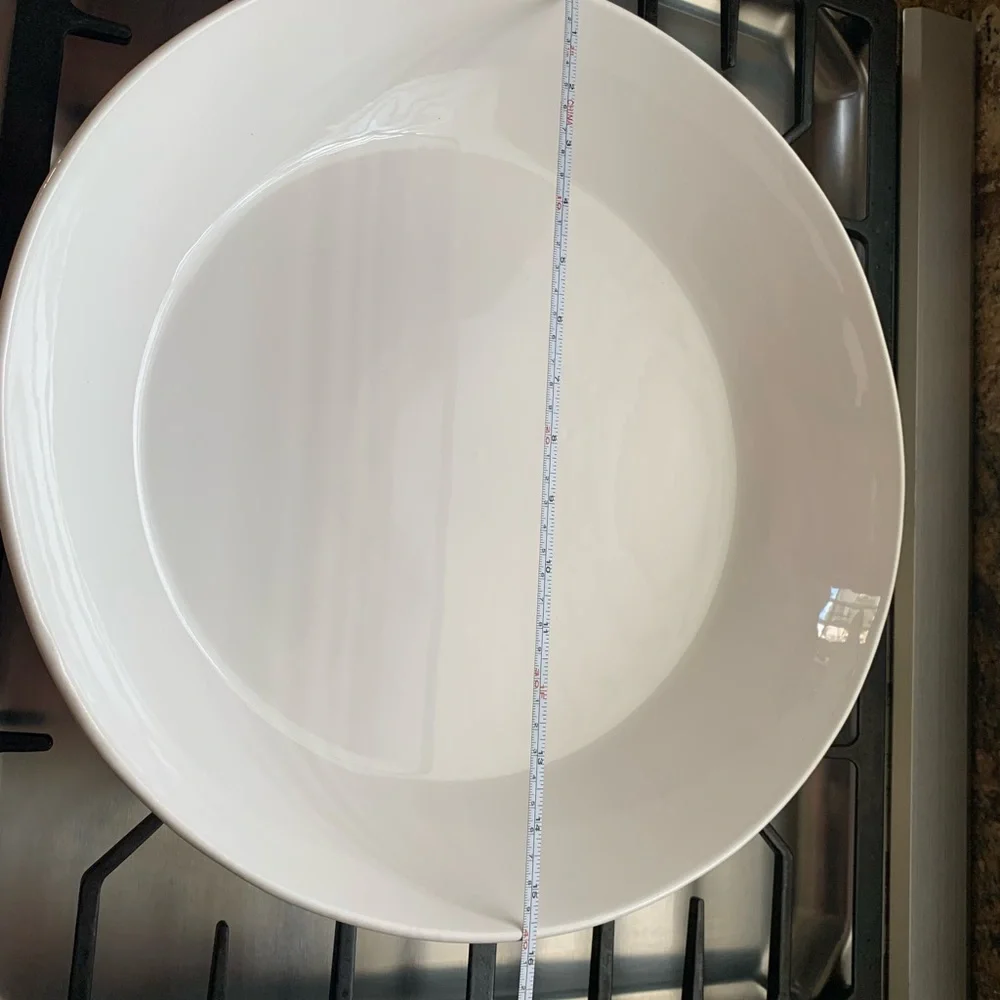 SUR LA TABLE ITALIAN PORCELAIN WHITE 16 INCH SERVING BOWL